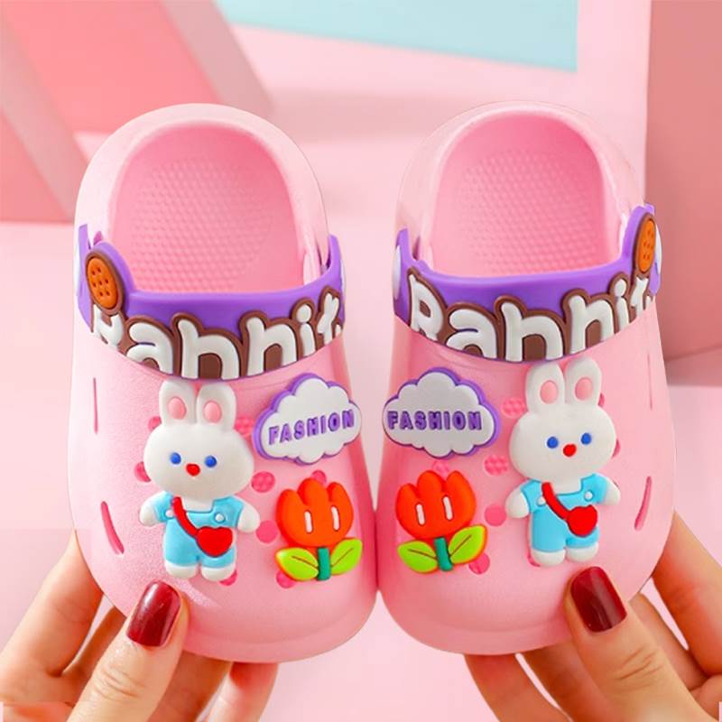 Infant and Toddler Slippers Summer Indoor and Outdoor Kidsren's Cartoon Rabbit Bathing Baby Girl Baotou Hole Slippers for Boys Infant and Toddler Slippers Summer Indoor and Outdoor Kidsren's Cartoon Rabbit Bathing Baby Girl Baotou Hole Slippers for Boys