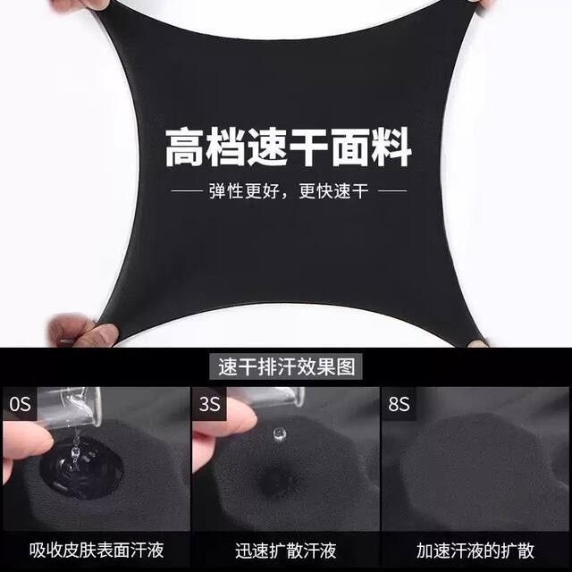 Men's Swimming Trunks, Anti-Embarrassment, Double-Layered, Quick-Drying Swimming Equipment, Adult Swimming Cap, Swimming Goggles, Three-Piece Set, New Style Men's Swimsuit