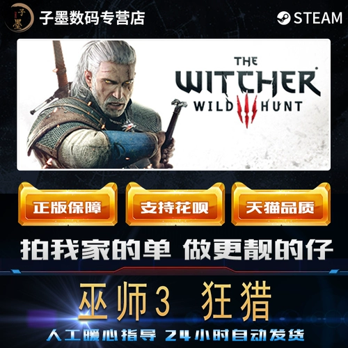 ПК подлинный пароход Wizard 3 Crazy Hunting The Witcher & Reg; 3: Подарки национального района дикой охоты
