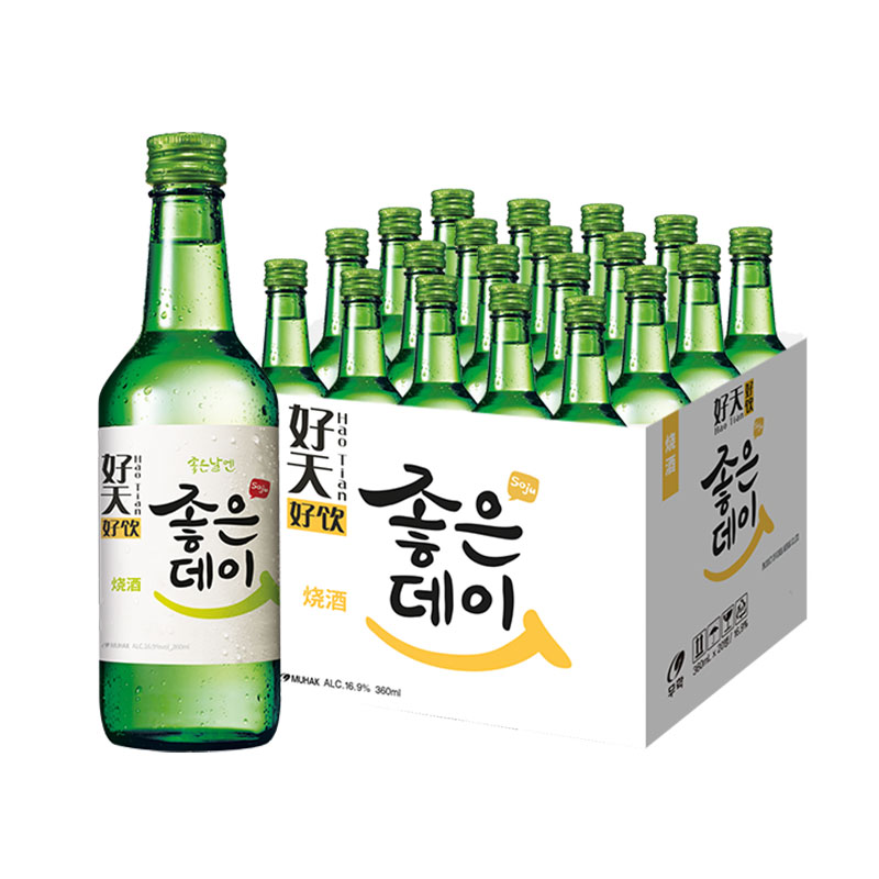 【360mlx20瓶】好天好饮韩国烧酒