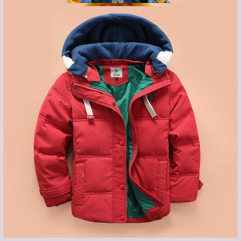 2019 trẻ em xuống áo khoác chống mùa chàng trai mùa đông dày xuống áo khoác ngắn vừa áo cậu bé hoodbaby.