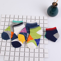 Boys socks Summer childrens mesh thin boat socks 1 small medium and large virgin girl cotton sweat-absorbing socks 2-4-6-8 years old