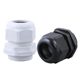 Nylon waterproof connector PG16 9 13.5 Plastic sealed waterproof wire cable fixing Glen head connector