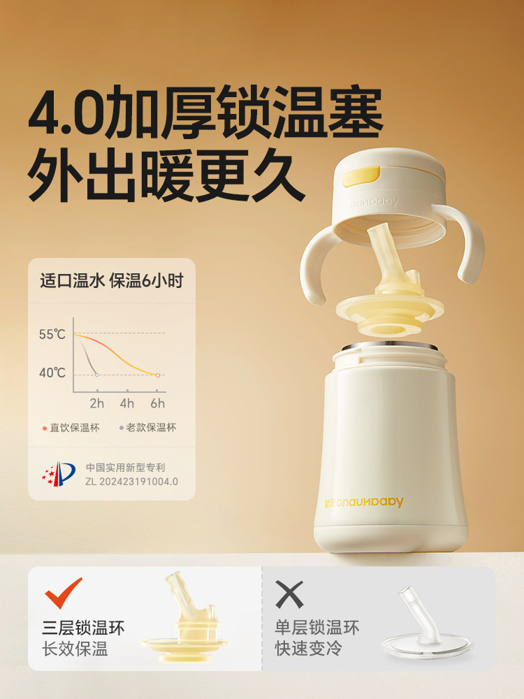 Royal Pet Direct Drinking Baby Insulated Cup 1 to 3 Years Old and Above Milk Cup Drinking Cup Children's Learning Drinking Direct Drinking Straw Bottle