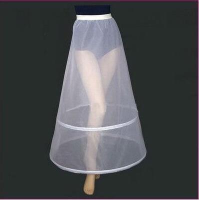 Ready-Made Wedding Dress Petticoat, Studio Two-Steel-Ring No-Sheer Straight Slim-Fit Ball Gown Cosplay Floor-Length Skirt