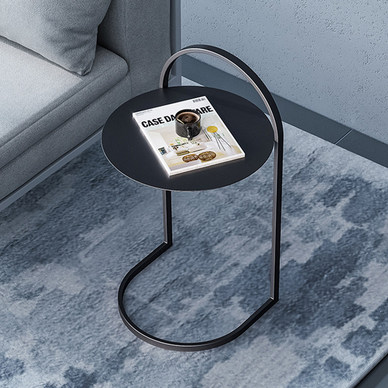 Creative minimalist small coffee table net red sofa side table light luxury corner few designer modern bedroom simple round table