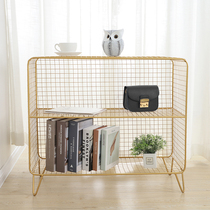 Nordic Iron Art Floor Shelve Shelf Multilayer Pendulum Rack Bedside Bedroom room Store containing display shelves Sub-stock