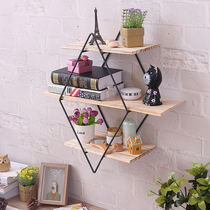 Wall Racks Ins and Winds Xuanguan Bedroom Background Wall Face Wall-mounted Wall Decoration Clothing Store Milk Tea Shop Shelves