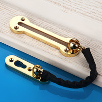 Gold Thickened Anti-theft Chain Pin Security Chain Anti-theft Door Thread Safety Chain Door Thread Safety Chain Door Chain