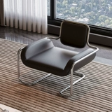 Среднеквальный баухаус повседневный стул из нержавеющей стали инопланетянин