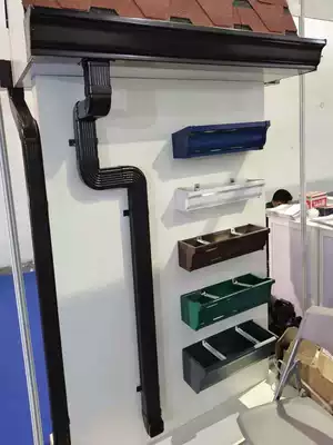 Aluminum alloy color aluminum square rainwater pipe downpipe drain pipe card locator