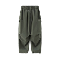 (Mountain series light outdoor) ei childrens clothing childrens paratrooper pants summer wear 2024 new straight overalls for middle and large children