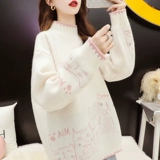 Демисезонный трикотажный свитер, оверсайз, коллекция 2022, увеличенная толщина