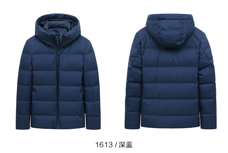 雅鹿 男士短款羽绒服 90%含绒量 美国杜邦涂层 防水抗污 图11