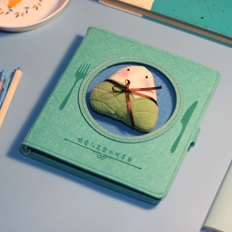 Recipe hand book gourmet food book personality cute summer Japanese diary loose-leaf notebook creative