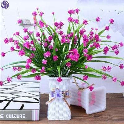 Decorative flower creative fake flower pendulum piece of dry flower plastic indoor potted living room home in the refrigerator on the top of the air conditioning