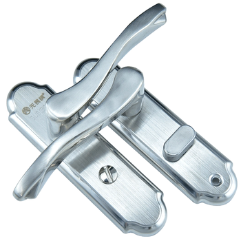 Fearless Bathroom Door Lock, Keyless, Universal for Restroom, Toilet, and Bathroom, Indoor Door Handle, Single Latch, Household Use