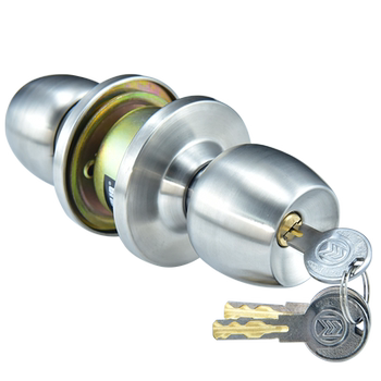 Fearless Stainless Steel Round Ball Lock, Universal Ball Lock for Home Use, Indoor Bedroom Bathroom Door Ball Lock