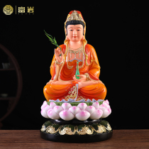 Guanyin Buddha statue enshrined home ornament 12 inch resin South Sea Guanyin Bodhisattva 16 inch Guan Yin Niangniang 19 inches