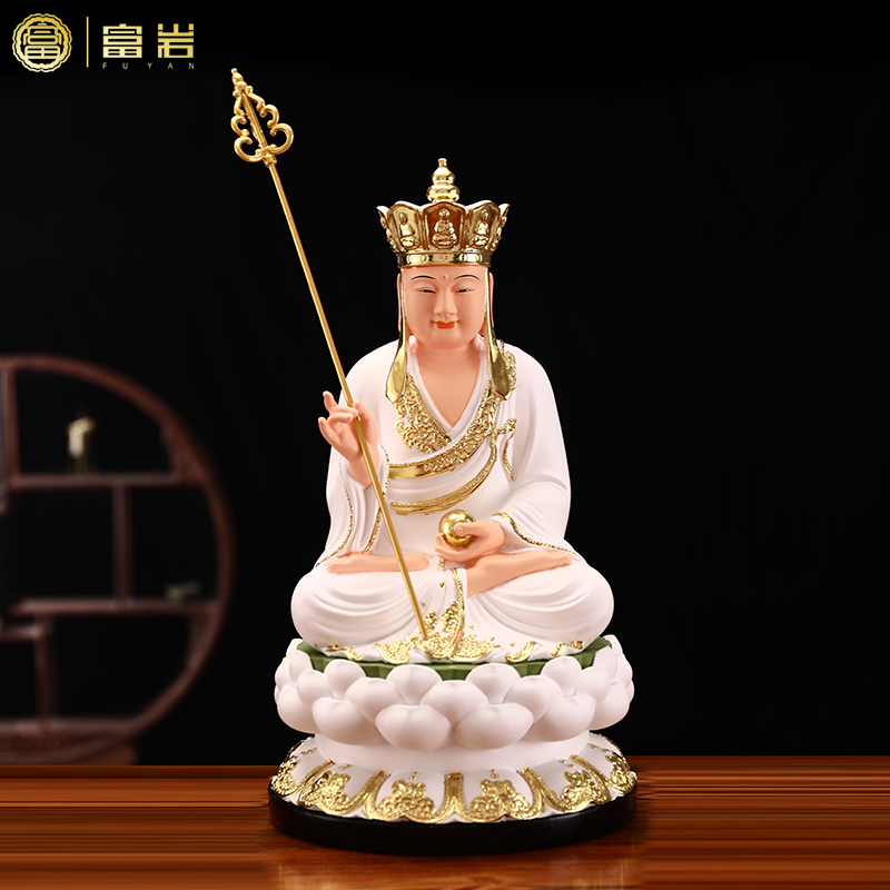The Tibetan King Buddha statue is dedicated to home living room pendulum resin 12 inch 16 inch This May is willing to 19 19-inch Tibetan Bodhisattva statue-Taobao
