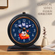 Fortune God Desk Clock for Living Room and Bedroom, Home Use Desk Clock with Alarm, Creative Nordic Fashion Style with Large Characters
