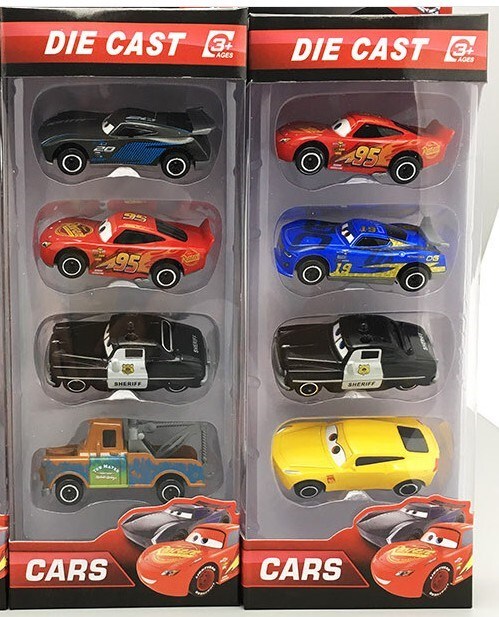 Cars 3 Metal Toy Car Black Storm Lightning Mcqueen 2 Mcqueen Jackson Cool Sister Set