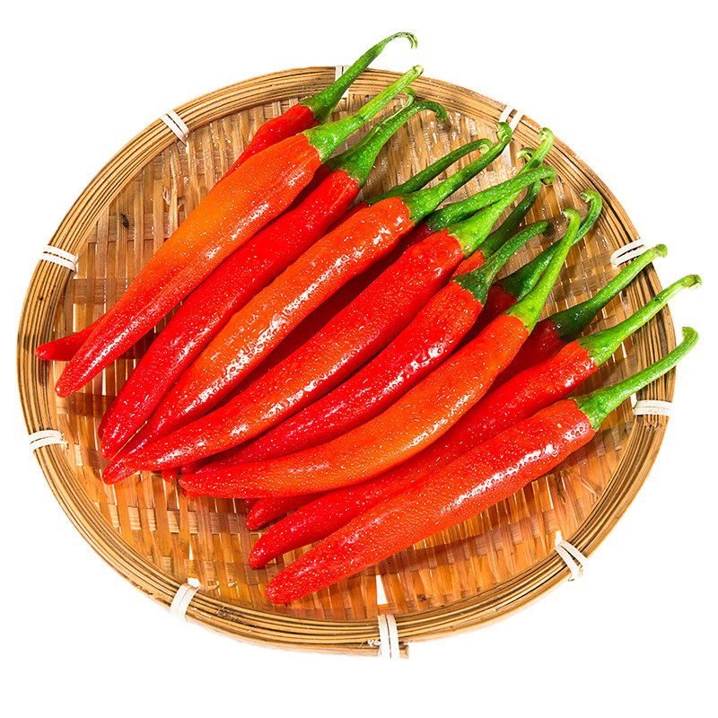 福建新鲜 红辣椒农家自种蔬菜制做剁椒辣泡椒5斤装非七彩辣椒包邮