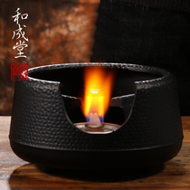 Japanese dual-use iron carbon furnace Cast iron air furnace Alcohol furnace Cast iron pot heating insulation Wood carbon furnace burning carbon furnace