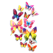 3D立体墙贴冰箱贴背景墙布置12只装