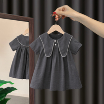 Girl dress 2021 summer new childrens foreign style princess dress Korean childrens skirt female baby summer dress