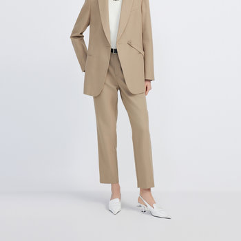 Lily spring women's clothing, urban commuting business draped slimness, nine-point pants, small feet, casual pants