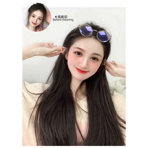 Парик, невидимое наращивание волос, прямые волосы, популярно в интернете