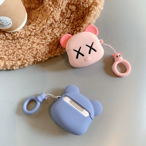 imobile Cartoon XX Bear Airpodspro Set Settement подходит для Apple Airpods3 защитная оболочка 2 -го поколения 1 беспроводная беспроводная штука для блюэтух