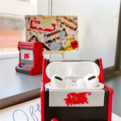 Apple, силиконовый совместимый защитный чехол, беспроводные наушники, ретро игровая приставка, bluetooth, масштаб 1:2