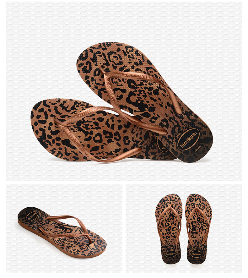 巴西第一人字拖 哈瓦那 Havaianas 20新款 女动物印花100%天然橡胶人字拖 图12