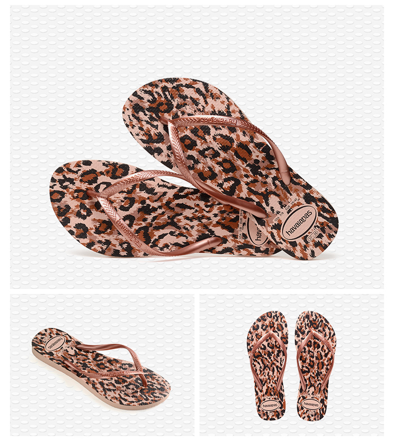 巴西第一人字拖 哈瓦那 Havaianas 20新款 女动物印花100%天然橡胶人字拖 图10