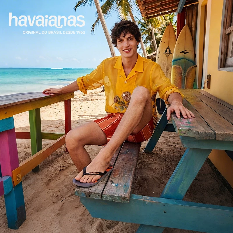 Летние пляжные шлепанцы Havaianas, 2026 год, мягкая подошва, пляжный стиль
