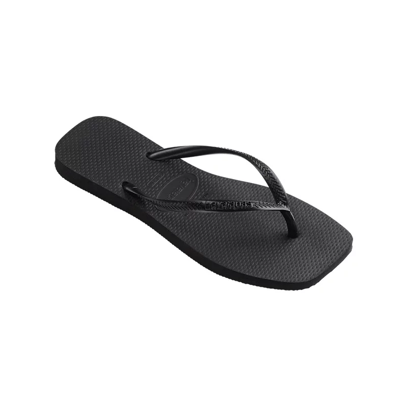 Шлепанцы Havaianas Havana Square с квадратным носком женские пляжные обувь с мягкой подошвой, открытые сандалии
