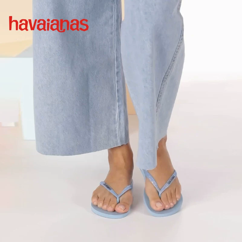 Новые женские шлепанцы Havaianas для верхней одежды, пляжные шлепанцы, летние пляжные плоские сандалии