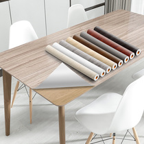 Desktop sticker thickened wood grain waterproof self-adhesive dorm room table desk cupboard window sill floating window furniture countertop renovation
