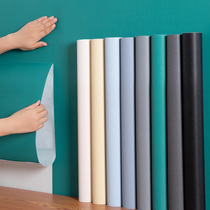 Thickened wallpaper Self-adhesive waterproof moisture-proof TV Background Wall change color Decorative Vegetarian Color Wall Stickler Living Room Kitchen Wallpaper