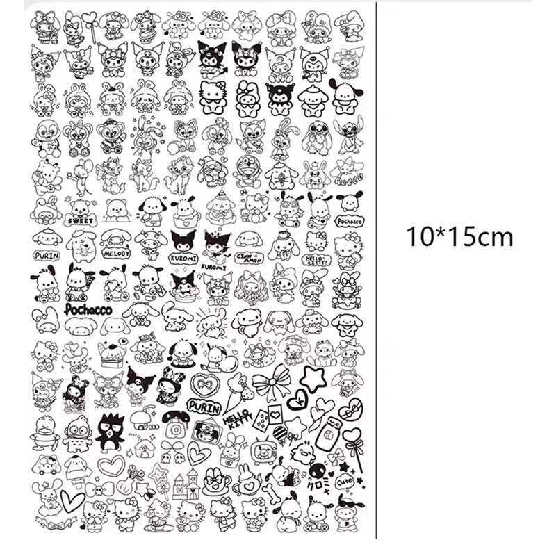 Internet-Famous Steel Plate Mold Stamping Oil Rotating Large Stamp Tool Set for Nail Art, Cartoon Simple Nail Patterns and Designs Internet-Famous Steel Plate Mold Stamping Oil Rotating Large Stamp Tool Set for Nail Art, Cartoon Simple Nail Patterns and Designs