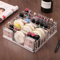 Eyeshadow storage powder storage box Drawer air cushion puff Lipstick storage rack Desktop cosmetics finishing box