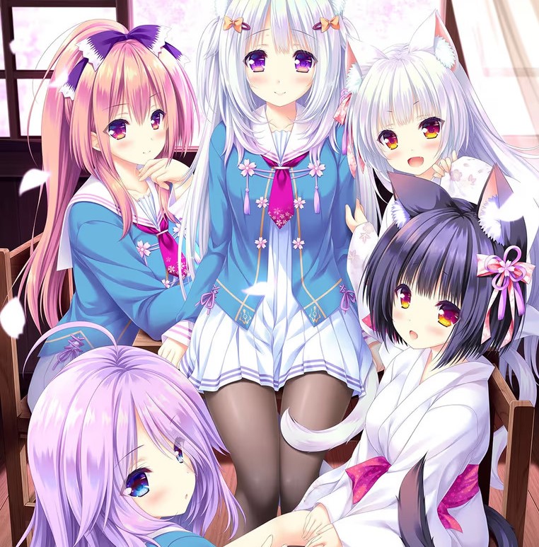 【PC / 汉化】恋樱纷飞、猫咪相随 / ねこツク、さくら。-玖黎ACG