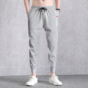 【GJXN】冰丝网眼运动裤男速干空调裤