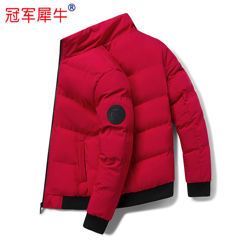 【百人验货】冠.军羽绒棉服立领棉袄外套潮-秒客网