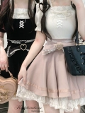 Kittybxllet Оригинал [Girl S] Leilei кружевные кружевные рукава с рюшами на теле на теле
