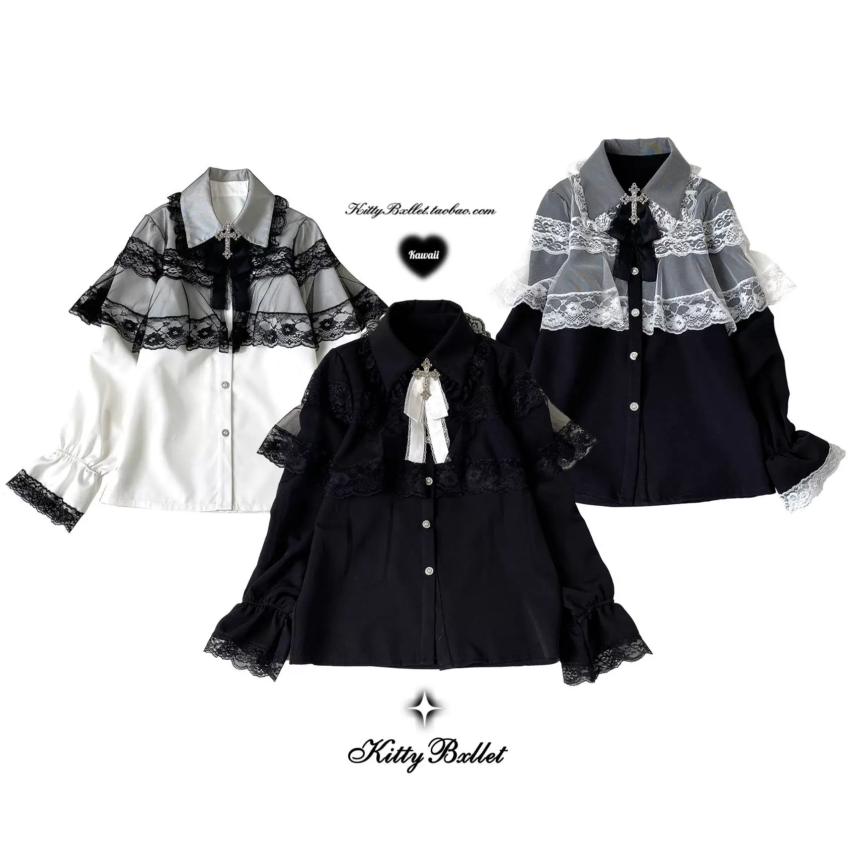 KittyBxllet оригинал [Mist yarn] Лэй Лэй элегантное кружевное ведро с длинным рукавом