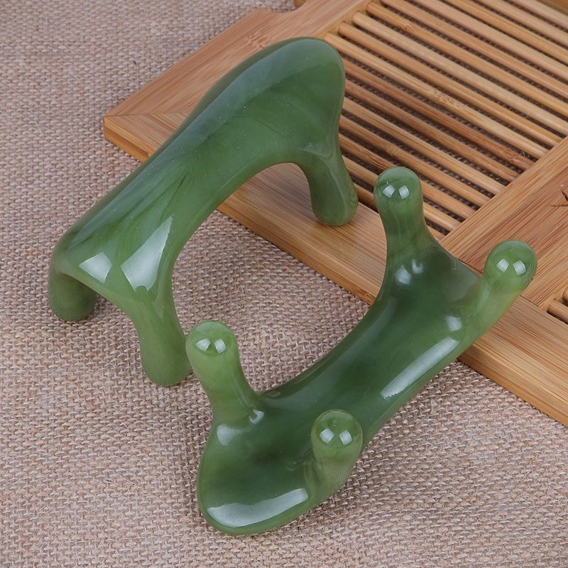 按摩狗经络按摩器颈椎脊椎背部动力虎推背工具推拿点穴棒器树脂