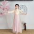 Cô gái váy cổ Dressed trường tiểu học cổ Gió Hiệu suất ăn mặc Tiên Sinh viên Vũ Cổ Điển chúa trang phục Guzheng 61 trẻ em. 